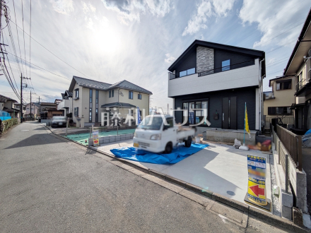 接道状況および現場風景　【府中市西府町４丁目】】平日のご案内も可能です。まずはお気軽にお問合せ下さいませ。／撮影日2025/02/21