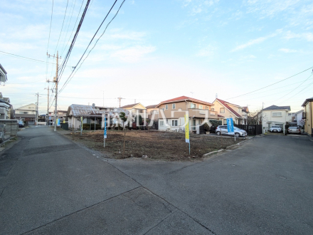 接道状況および現場風景　【立川市若葉町１丁目】／撮影日2024/12/03