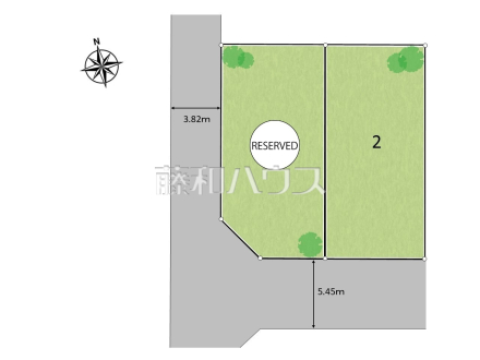 全体区画図　【立川市若葉町１丁目】