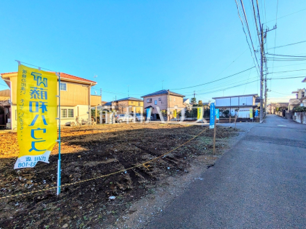 接道状況および現場風景　理想の暮らしを実現する為にはどんな間取りが良いか。希望を叶える為に参考プランをご用意しておりますので、是非お役立て下さい。【立川市若葉町１丁目】／撮影日2024/12/02