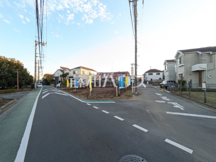 接道状況および現場風景　住まいの事なら地元で豊富な実績を誇る、地域密着の藤和ハウスへお任せ下さい！【立川市若葉町１丁目】／撮影日2024/12/03