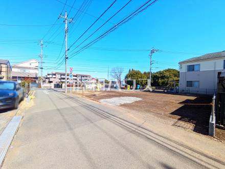 接道状況および現場風景　【立川市若葉町１丁目】／撮影日2025/03/07