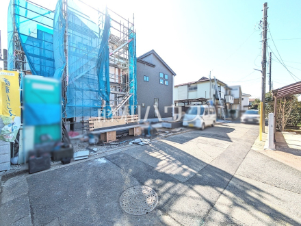 接道状況および現場風景　【小平市上水新町３丁目】実際の現場をご覧になってみませんか？　生活至便な周辺環境も併せてご案内させていただきます！
／撮影日2025/03/07