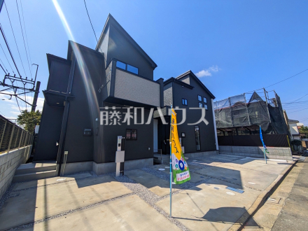 接道状況および現場風景　【小平市上水新町３丁目】／撮影日2025/04/05