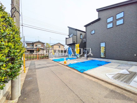 接道状況および現場風景　【小平市上水新町３丁目】／撮影日2025/04/11