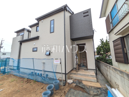 外観　【東村山市諏訪町１丁目】　順調に工事が進んでいます。どうぞお気軽にお問い合わせください。／撮影日2025/05/16