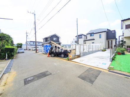 接道状況および現場風景　【東村山市諏訪町１丁目】／撮影日2025/07/10