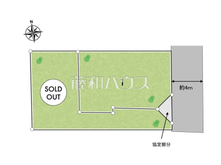 全体区画図　【小平市上水本町６丁目】