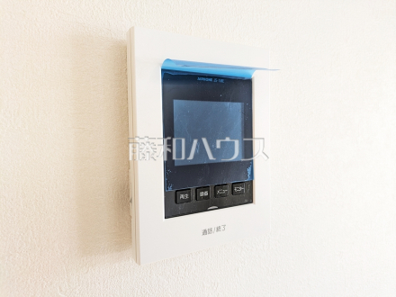 2号棟　TVモニター付きインターホン　【八王子市清川町】　TVモニター付きインターホンのため訪問者がひと目で分かります／撮影日2025/03/14