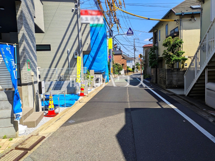接道状況および現場風景　【中野区若宮２丁目】／撮影日2025/05/05