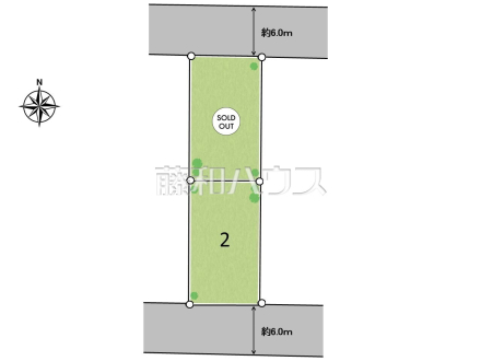 全体区画図　【小平市栄町２丁目】