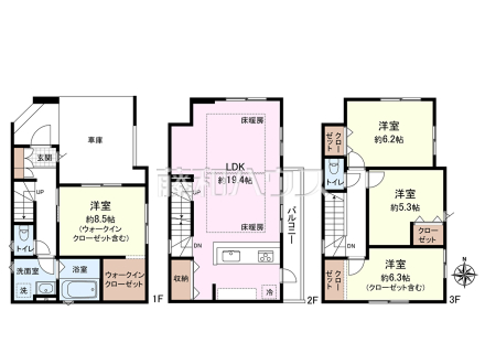 間取図　【八王子市台町３丁目】 周辺環境はもちろん、日当たりや設備仕様など、実際に行ってみないと分からないことも多くございます。営業担当がご案内いたしますので、お気軽にお問い合わせください。 