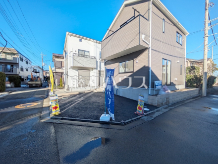 接道状況および現場風景　【府中市押立町４丁目】／撮影日2025/01/10