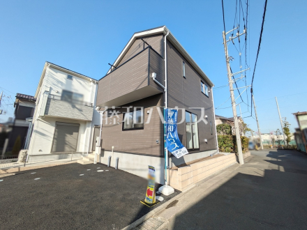 接道状況および現場風景　【府中市押立町４丁目】／撮影日2025/03/14