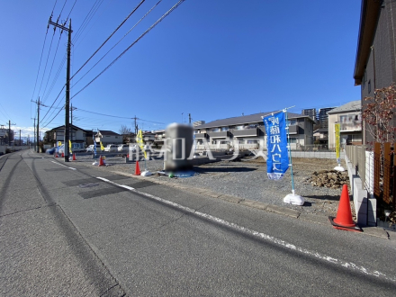 接道状況および現場風景　【日野市東豊田３丁目】／撮影日2025/01/17