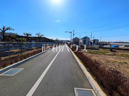 接道状況および現場風景　【府中市南町１丁目】／撮影日2025/02/15
