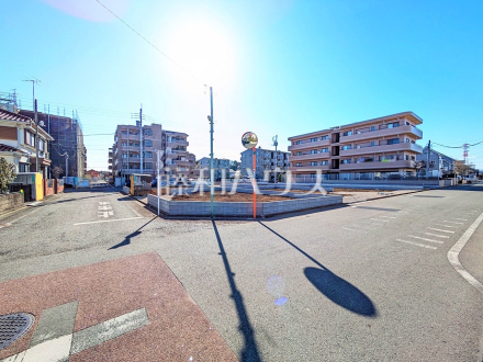 接道状況および現場風景　【小平市栄町２丁目】／撮影日2025/01/31