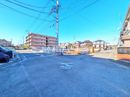 接道状況および現場風景　【小平市栄町２丁目】平日のご案内も可能です。まずはお気軽にお問合せ下さいませ。／撮影日2025/01/31