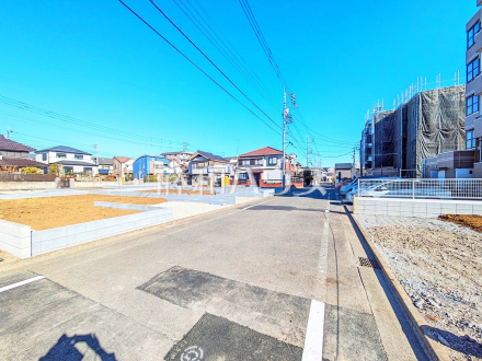 接道状況および現場風景　【小平市栄町２丁目】／撮影日2025/01/31