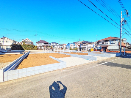 現場風景　【小平市栄町２丁目】建売よりも自由度が高く、生活スタイルにあった家を建てられる建築条件付き土地です。／撮影日2025/01/31