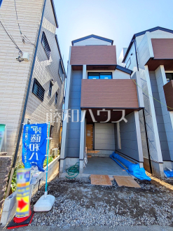 2号棟　外観　【府中市清水が丘３丁目】
足場が外れて実際の外観が見えてきました。完成までもう少しです。　／撮影日2025/03/07