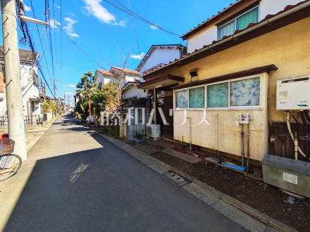接道状況および現場風景　【練馬区西大泉４丁目】／撮影日2025/03/20