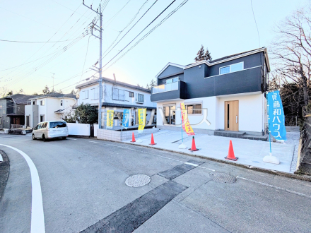 接道状況および現場風景　【八王子市片倉町】／撮影日2025/03/21