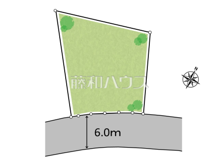 区画図　【八王子市片倉町】 物件の事、諸費用の事など、小さな疑問もお気軽にご連絡・ご相談下さい。 