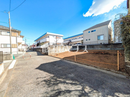 接道状況および現場風景　【東村山市秋津町５丁目】／撮影日2025/02/08