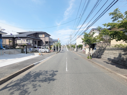 接道状況および現場風景　【福岡市西区野方５丁目】／撮影日2025/05/03