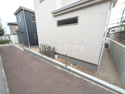 2号棟　接道状況および現場風景　【福岡市西区野方５丁目】／撮影日2025/02/27