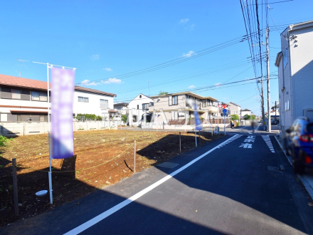 接道状況および現場風景　【小平市学園西町３丁目】／撮影日2024/11/04