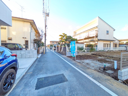 接道状況および現場風景　【小平市学園西町３丁目】／撮影日2024/12/06