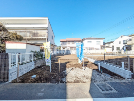 1号地　現地写真　【小平市学園西町３丁目】実際の現場をご覧になってみませんか？　生活至便な周辺環境も合わせご案内させていただきます！／撮影日2025/01/17