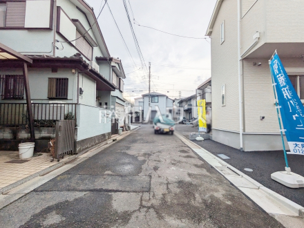 接道状況および現場風景　【練馬区西大泉４丁目】／撮影日2025/03/13