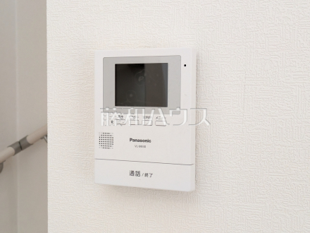 1号棟　TVモニター付インターフォン　　【立川市羽衣町３丁目】
　防犯に役立つTVモニター付インターフォン　／撮影日2025/03/11