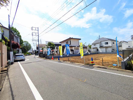 接道状況および現場風景　【日野市西平山５丁目】／撮影日2025/05/04