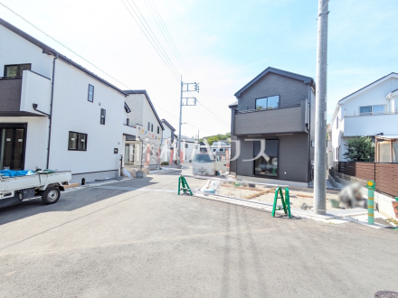 接道状況および現場風景　【八王子市石川町】／撮影日2025/06/21