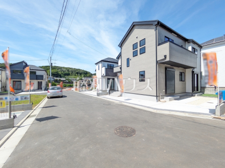 接道状況および現場風景　【八王子市石川町】／撮影日2025/06/21