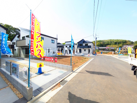 接道状況および現場風景　【八王子市石川町】／撮影日2025/04/19