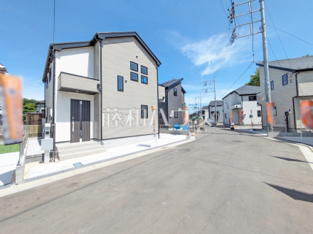 接道状況および現場風景　【八王子市石川町】／撮影日2025/06/21