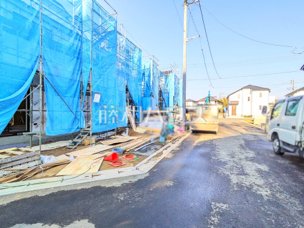 接道状況および現場風景　【八王子市石川町】／撮影日2025/03/21