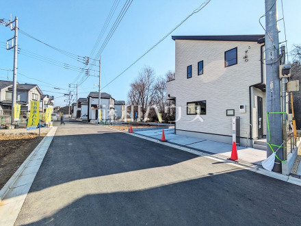 接道状況および現場風景　【八王子市石川町】／撮影日2025/03/21