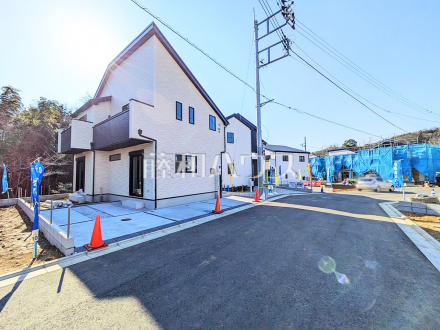 接道状況および現場風景　【八王子市石川町】／撮影日2025/03/21