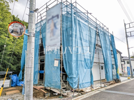 1号棟　まだまだ建築中ですが、ぜひ現地をご覧になりませんか？上棟の状態は建築中にしかご覧になれません！【八王子市石川町】／撮影日2025/06/01