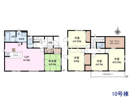 10号棟　間取図　【八王子市石川町】