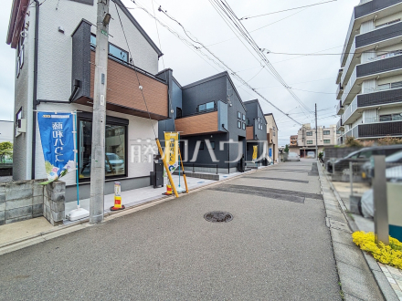 接道状況および現場風景　【小平市小川東町５丁目】／撮影日2025/05/12