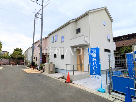 接道状況および現場風景　【三鷹市井口１丁目】／撮影日2025/04/26