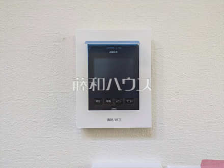 TVモニター付きインターホン　【東村山市萩山町１丁目】　 TVモニター付きインターホンのため訪問者がひと目で分かります ／撮影日2025/05/08