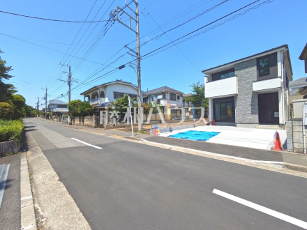 接道状況および現場風景　【東村山市萩山町１丁目】／撮影日2025/05/08